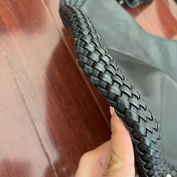 Via Spiga, black leather bag cross body - Picture 4 of 5